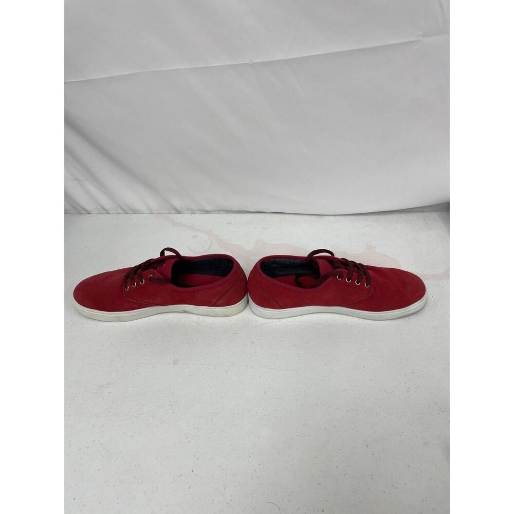 Emerica By Leo Romero Laced Low Top Skateboard Shoes Red Rouge Men's 9.5 w/ Box - Picture 3 of 11